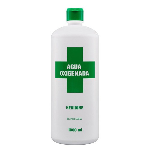 Interapothek agua oxigenada heridine 1000ml