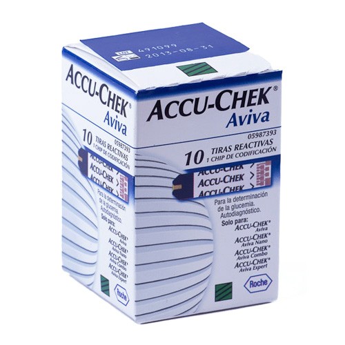 ACCU-CHEK AVIVA  10 TIRAS          ROCHE