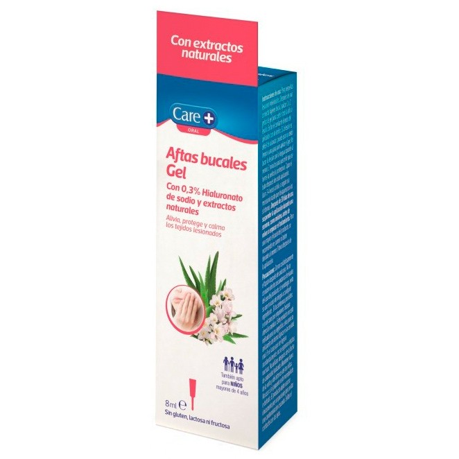 Care + aftas bucales gel de 8 mililitros